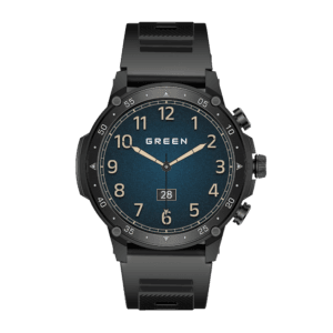 Green Vortex Metallic Fitness Smartwatch - Image 3