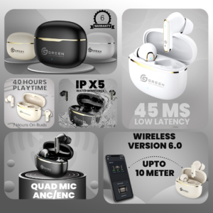 Green Pluse ANC (Up to 32 dB) Earbuds - Image 8
