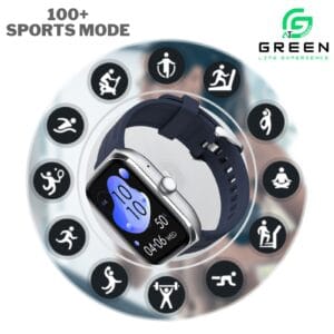 Green Vision Fit Smartwatch with 2.04” AMOLED Display - Image 5