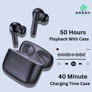 Green Leaf-161 True ENC Wireless Gaming Earbuds - Image 12