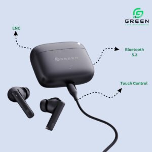 Green Leaf-161 True ENC Wireless Gaming Earbuds - Image 13