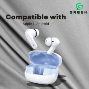 Green Airbeat-520 Dual Mic ENC Earbuds - Image 10