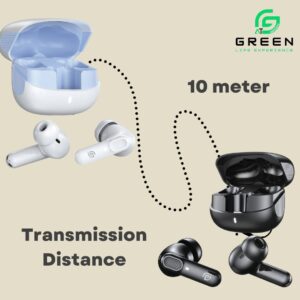 Green Airbeat-520 Dual Mic ENC Earbuds - Image 11