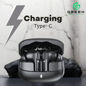 Green Airbeat-520 Dual Mic ENC Earbuds - Image 13