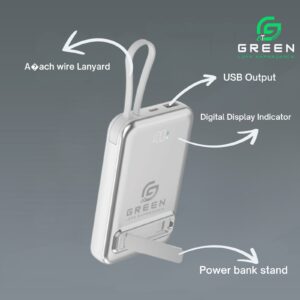 Green Mag Booster 10000mAh MagSafe Powerbank - Image 6