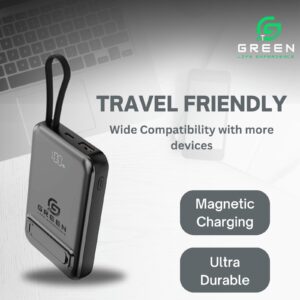 Green Mag Booster 10000mAh MagSafe Powerbank - Image 8