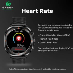 Green Squaro Luxury AMOLED AI Smartwatch - Image 7