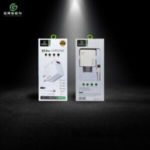 Green UV-22.5 Charger with QC3.0 & USB Cable - Image 2