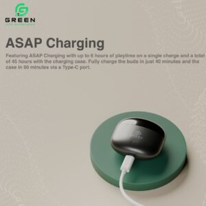 Green Buds Pro ANC (UP to 30 dB) Earbuds - Image 10