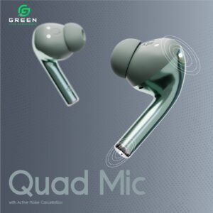 Green Buds Ultra ANC (UP to 32 dB) Earbuds - Image 5