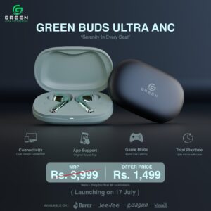 Green Buds Ultra ANC (UP to 32 dB) Earbuds - Image 11