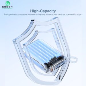 Green Turbo Mini 20000mAh Powerbank - Image 5