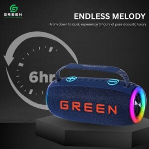 Green Melody-30 Portable Wireless Speaker - Image 9
