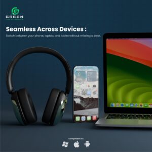 Green Symphony ANC Headphone with Hybrid ANC - Image 10