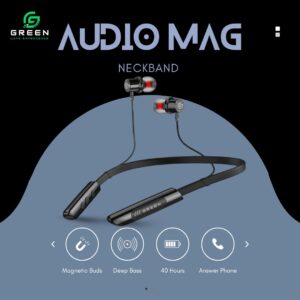 Green Audio Mag Neckband - Image 8