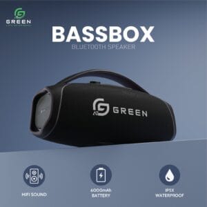 Green Bassbox Wireless Speaker - Image 2