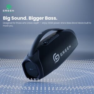 Green Bassbox Wireless Speaker - Image 5