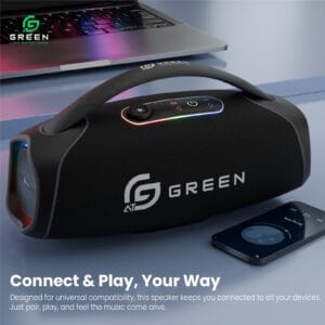 Green Bassbox Wireless Speaker - Image 6