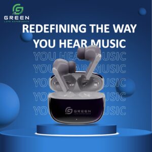 Green Airbeat 320 True ENC Wireless Earbuds - Image 8