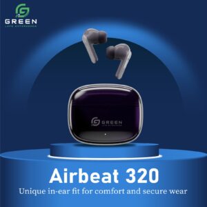 Green Airbeat 320 True ENC Wireless Earbuds - Image 9