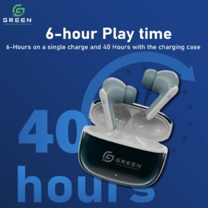 Green Airbeat 320 True ENC Wireless Earbuds - Image 11
