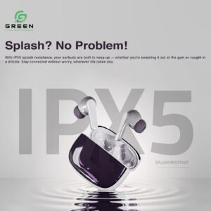 Green Airbeat 320 True ENC Wireless Earbuds - Image 12