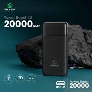 Green Power Boost 20000mAh Powerbank - Image 3