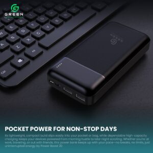 Green Power Boost 20000mAh Powerbank - Image 5