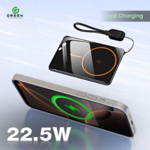 Green MagFlex Magnetic Powerbank - Image 3