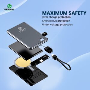 Green MagFlex Magnetic Powerbank - Image 4