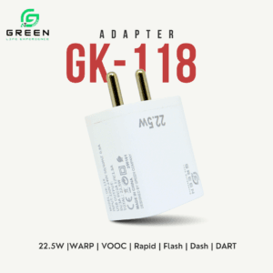 Green GK-118 22.5W QC3.0 Fast Charger Adapter with Auto ID LED Indicators - Image 3